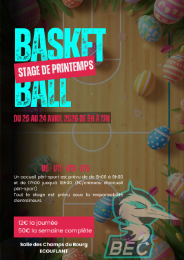 STAGE DE PRINTEMPS AU BEC 2025/2026