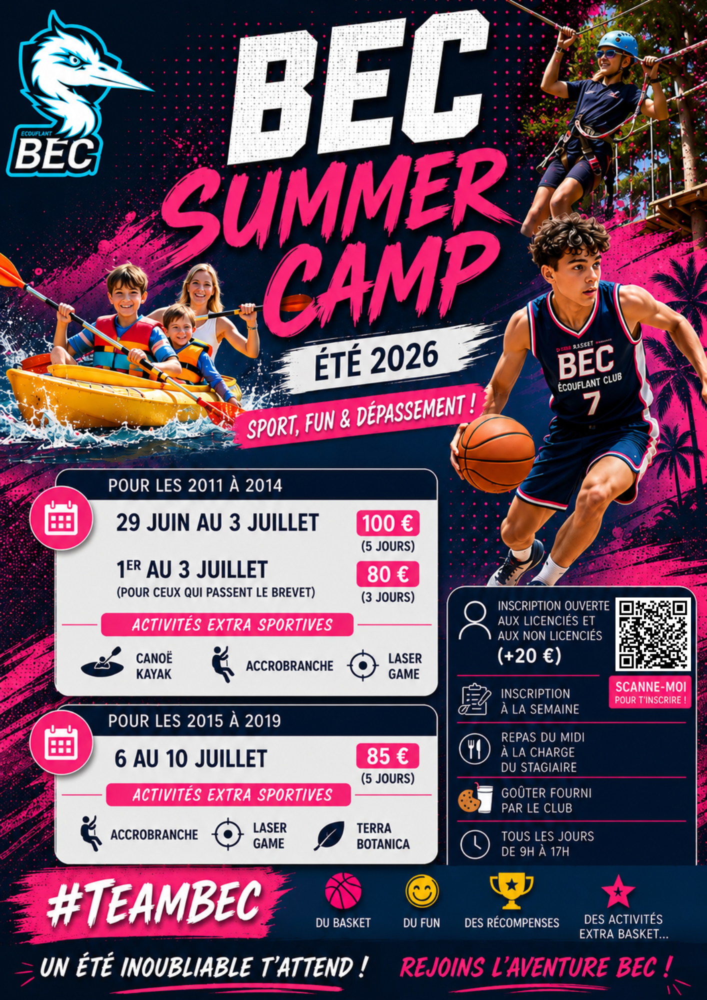BEC SUMMER CAMP POUR TOUS
