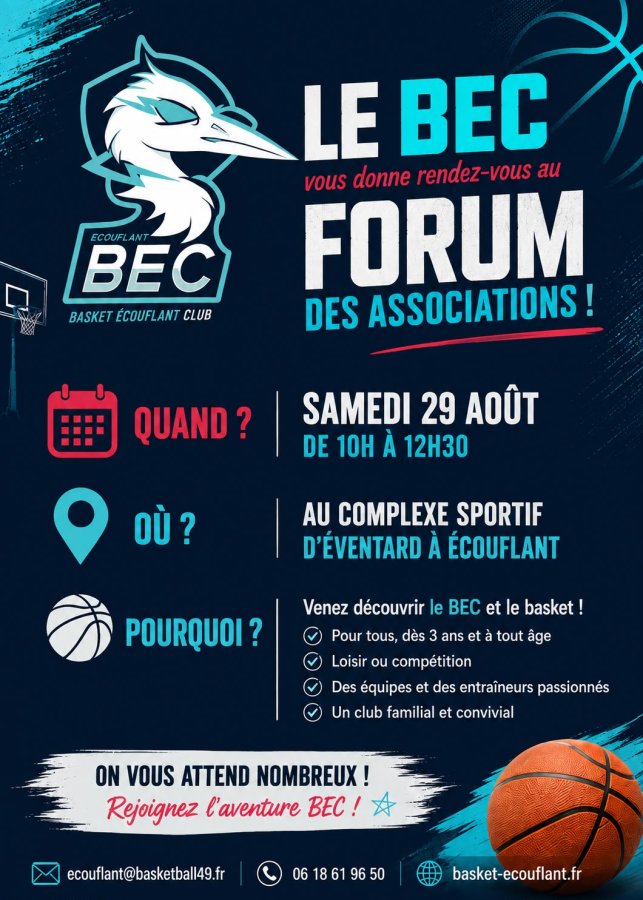 Le BEC vous donne rendez-vous au Forum des associations !
