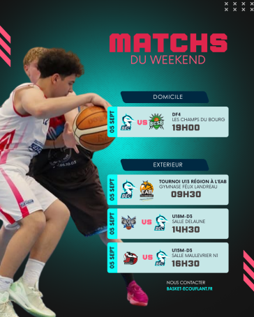 Matchs amicaux du 05-06 Septembre